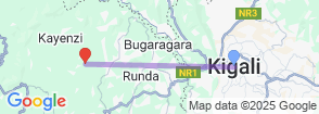 3 Days Gorilla Trekking in Rwanda Map