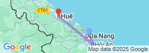 Danang - Hoian - Hue (6 Days - 5 Nights) Map