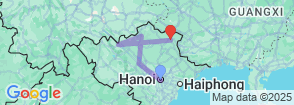 Northeast of Vietnam (10 Days - 9 Nights) Map