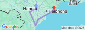 Hanoi - Maichau - Puluong - Ninhbinh - Halong - Hanoi (10 Days - 9 Nights) Map