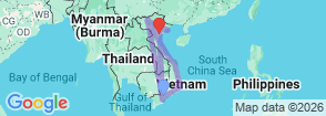 Saigon - Mekong - Nhatrang - Danang - Hoian - Hue - Sapa - Halong - Hanoi (16 Days - 15 Nights) Map