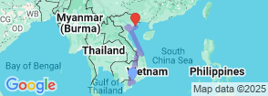 Vietnam Culinary Tour (16 Days - 15 Nights) Map