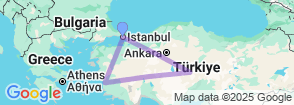 10 Day Family Tour Turkey Map