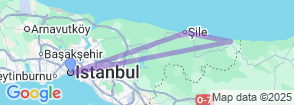 3 Day Istanbul Black Sea Eco Tour Map