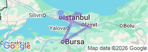 5 Days Istanbul Natural Eco Discovery Package Tours Map
