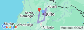 7 Days Adventure in the Ecuadorian Andes Map