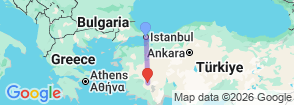 Daily Pamukkale Tour from Istanbul Map