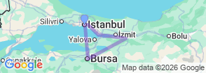 Ulink Natural Discovery Eco Package 6 Day Tours Map