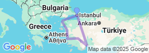 9 Day Mythous Turkey Vacation Packahe With Guaranteed Departure Map