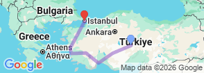 10 Day Treasure Of Turkey Package With Guaranteed Departure Map