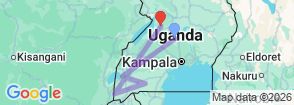 9 Days Best of Uganda Safari to Murchison Falls, Semuliki, Queen Elizabeth, Bwindi Impenetrable Forest and Lake Mburo National Parks Map