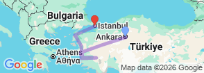 5-Day Turkey Tour: Ankara to Ephesus, Pamukkale, Pergamon, Troy & Gallipoli Map