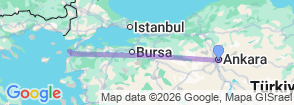 2 Day Ankara to Gallipoli and Troy Tours Map