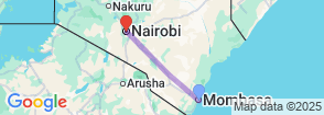Explore Tsavo National Park by Train Map