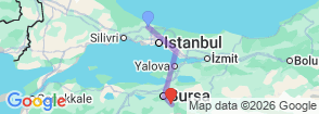 Private Transfer to Bursa Uludag Hotels from Sabiha Gokcen or Istanbul Airport Map
