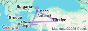 9 Day Tourradar Turkey Tour Packages Map