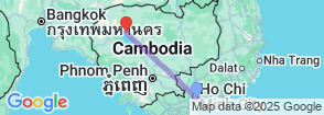 Vietnam and Cambodia Tour in 15 Days Map