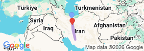 Iran Classic Tour Map