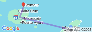 7 Days Galapagos Expedition: San Cristobal & Santa Cruz Island Map