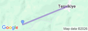 Trekking in Erikli Plateau and Erikli Waterfalls Map