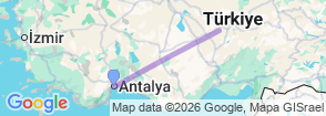 Cappadocia trip from Antalya for 2 days Map