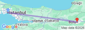 Daily Seven Lakes and Abant Lake Tour from Istanbul – Nature, Hiking & Scenic Views Map