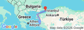 5-Day North Western Turkey Tour | Istanbul, Gallipoli, Troy & Pergamon Map