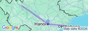 7 Days Vietnam Northern Tour Map