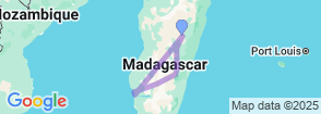 Discover the South of Madagascar and relaxation Map