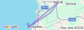 Magnesia and House of the Virgin Mary Tour with Turkish Bath Map