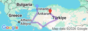 11 Day Highlights Of Turkiye Group Tour Map