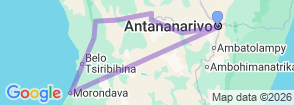 Descent of Manambolo Madagascar in 11 days Map