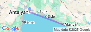 4 Days Alanya City & Cooking Tour Map