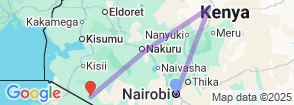 6 Days Samburu Frontier, Lake Nakuru Paradise & Masai Mara Wildlife Park Map