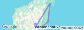 Evergreen tour of the North-East by boat Map