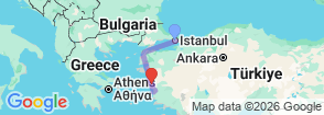 6-Day History & Culture Student Tour: Discover Istanbul, Gallipoli, Troy, Ephesus & Kusadasi Map