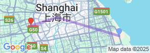 shanghai pudong air port to the city center Map