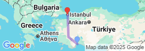 10 Day Historical Anatolian Departure Tour Map