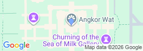 Private One Day Tour with Sunrise at Angkor Wat Map