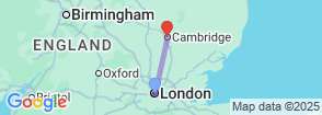 Cambridge Guided Day Tour Map