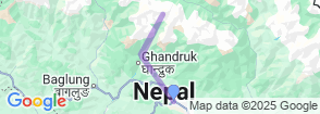 Annapurna Base Camp Trek 5 Days Map