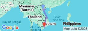 10 Days Vietnam in Style Tour Map