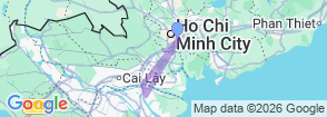 Mekong Delta Day Trip Map