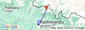 Langtang Valley Trek 7 Days Map