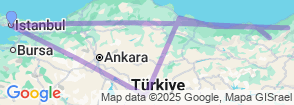 13 Day Cappadocia & Black Sea Samsun Ordu Trabzon Tour Package Map