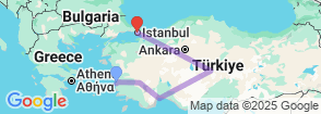 9 Day Kusadasi to Ephesus Pamukkale Antalya & Cappadocia Tour Package Map