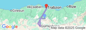 Daily Sumela Tour from Trabzon Map