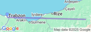 Huser Plateau Tour from Trabzon Map