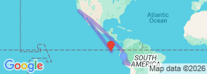 Peru and Galapagos Tour Islands and Andes Experience Map