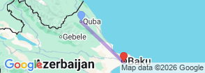 Bazarduzu Peak Hiking Adventure Tour (2 days, 1 night) Map